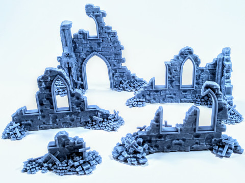 War Roadblock scenery Assembly 3D Print Model