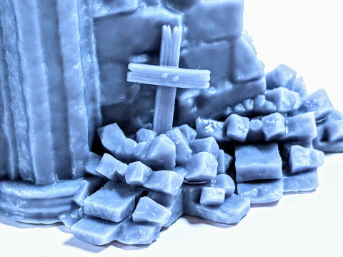 War Roadblock scenery Assembly 3D Print Model