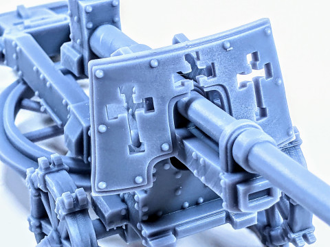 War Roadblock scenery Assembly 3D Print Model