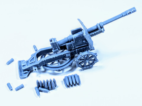 War Roadblock scenery Assembly 3D Print Model