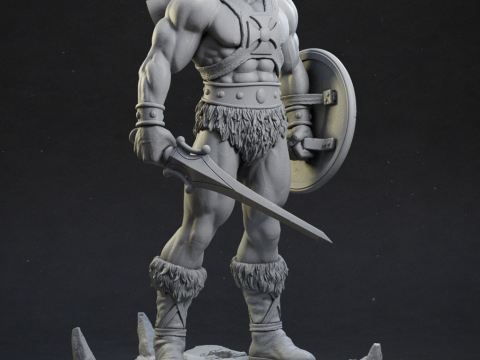 He Man Masters Of The Universe Assembly 3D Принт Модель