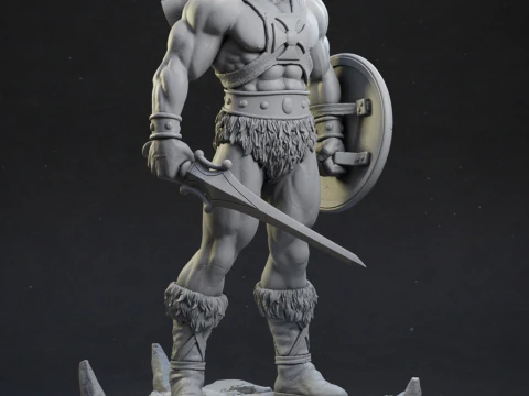 He Man Masters Of The Universe Assembly 3D Print Model