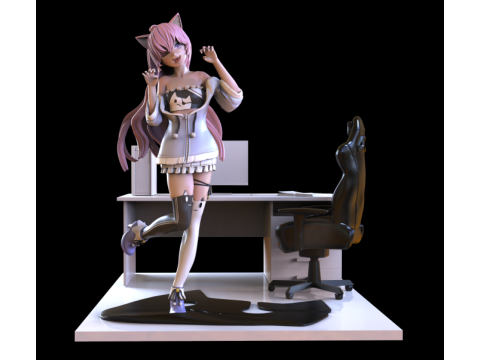 Nyatasha Nyanners Assembly 3D Принт Модель