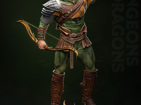 Hank Dungeons and Dragons ASSEMBLY 3D Print Model