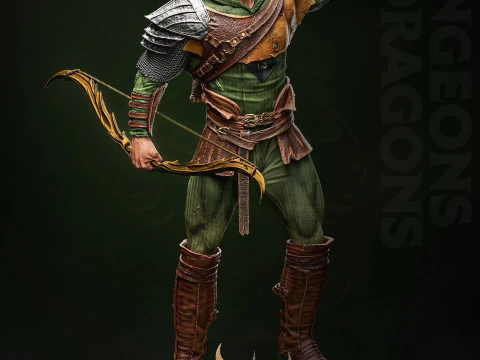 Hank Dungeons and Dragons ASSEMBLY 3D Print Model