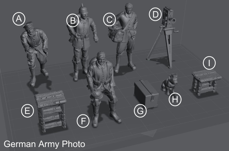 German Army Filming 3D 打印模型 .c4d .max .obj .3ds .fbx .stl .blend