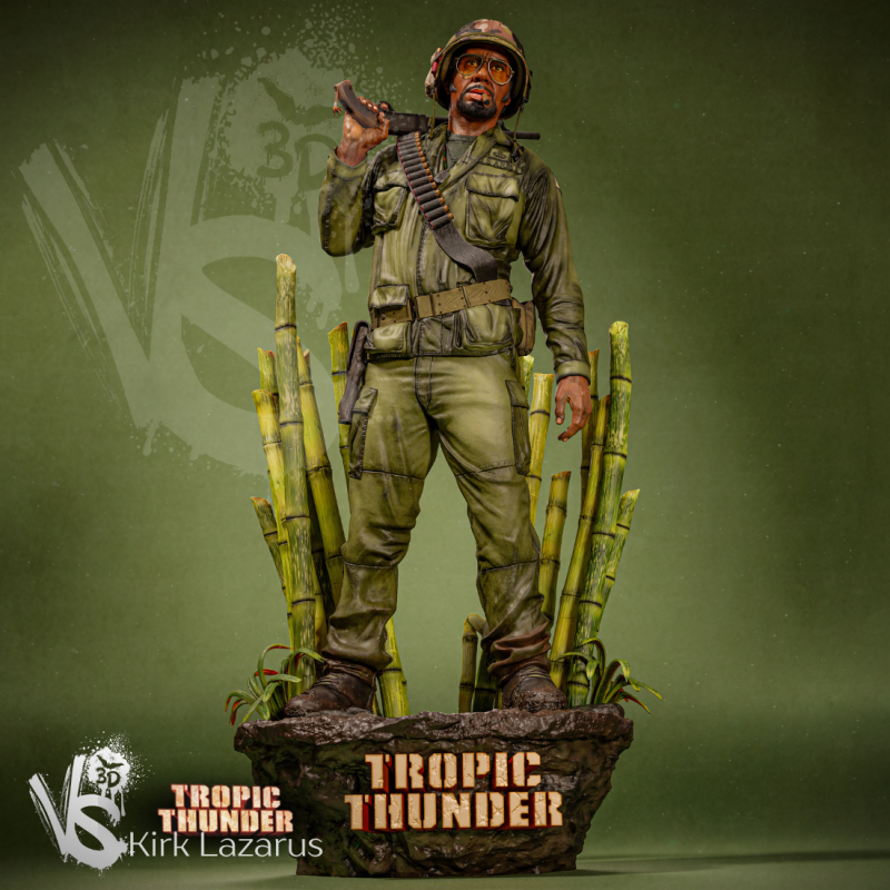 Kirk Lazarus Tropic Thunder Assembly 3D प्रिंट मॉडल .c4d .max .obj .3ds .fbx .stl .blend 