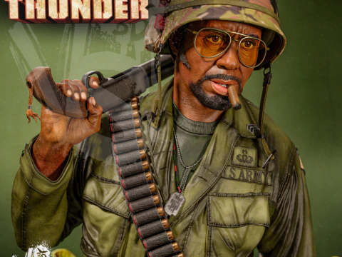 Kirk Lazarus Tropic Thunder Assembly 3D Print Model