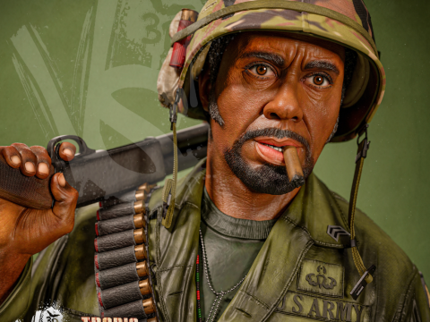 Kirk Lazarus Tropic Thunder Assembly 3D प्रिंट मॉडल