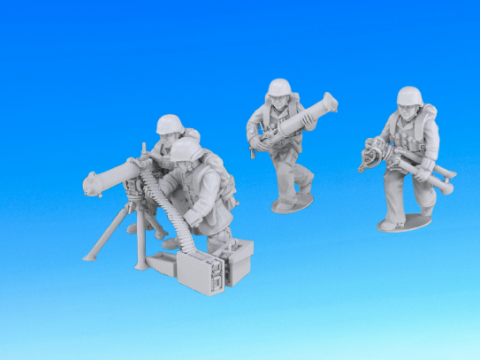 US MG TEAMS ASSEMBLY 3D Принт Модель