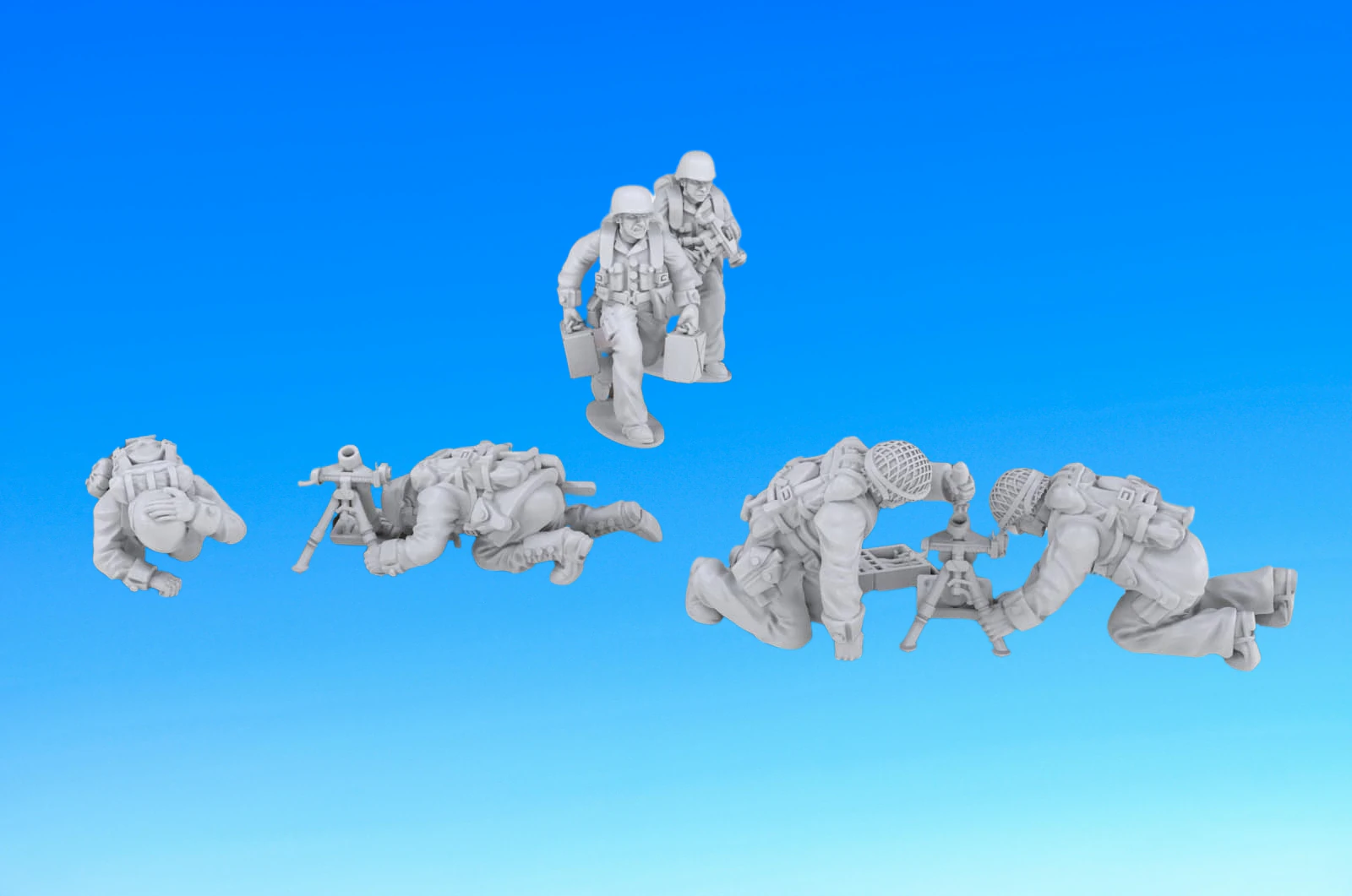 US PACIFIC ARMY ASSEMBLY 3D Print Model .c4d .max .obj .3ds .fbx .stl .blend