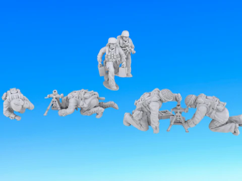 АССАМБЛЕЯ ТИХООКЕАНСЬКОЇ АРМІЇ США 3D Принт Модель