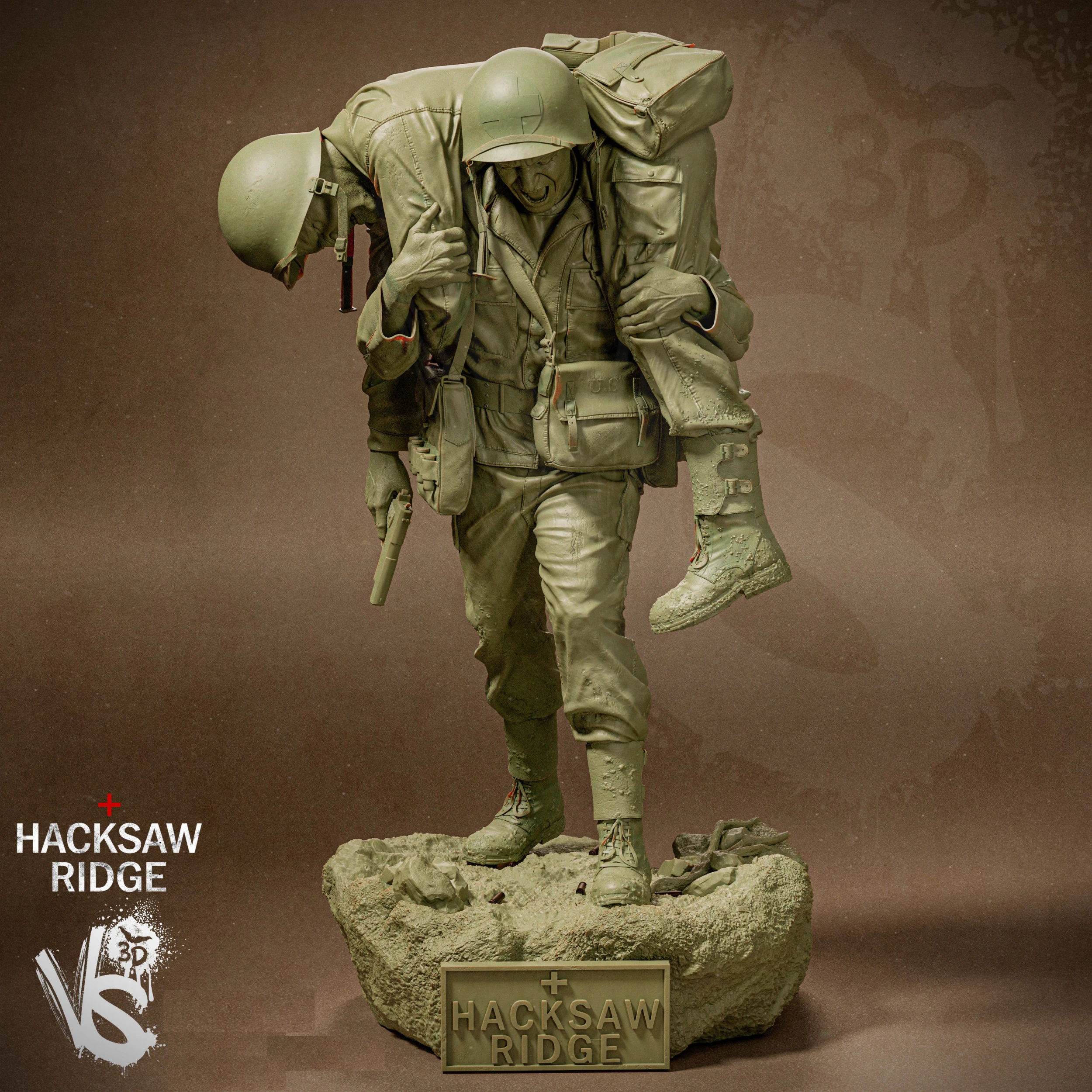 Hacksaw Ridge Assembly 3D Print Model .c4d .max .obj .3ds .fbx .stl .blend