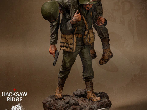 Hacksaw Ridge Assembly 3D Print Model