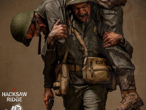 Hacksaw Ridge Assembly 3D Print Model