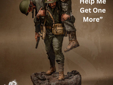 Hacksaw Ridge Assembly 3D Print Model