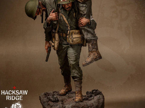Hacksaw Ridge Assembly 3D Print Model