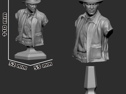 Indiana Jones Assembly 3D Принт Модель