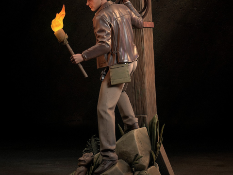 Indiana Jones Assembly 3D Принт Модель