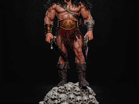 Conan L'Assemblea dei Barbari Modello di stampa 3D