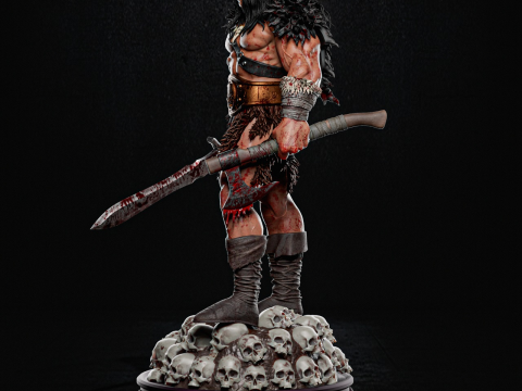 Conan The Barbarian Assembly Modèles 3D en vedette