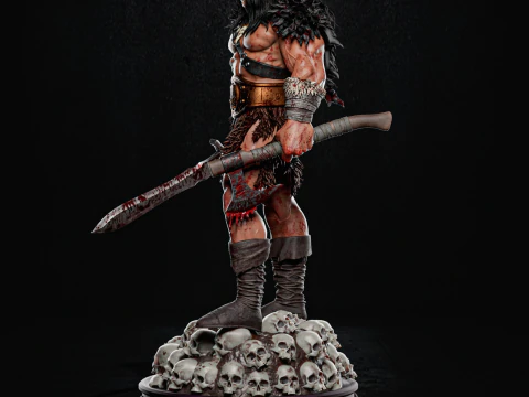 Conan The Barbarian Assembly 3D Print Model