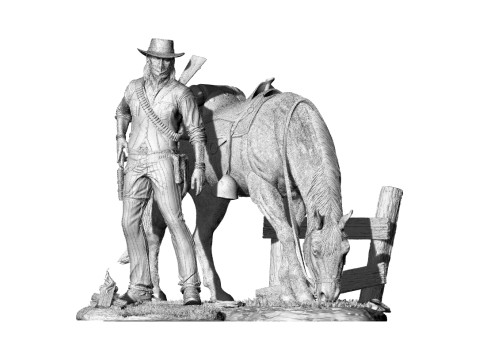 John Marston Assembly 3D 打印模型