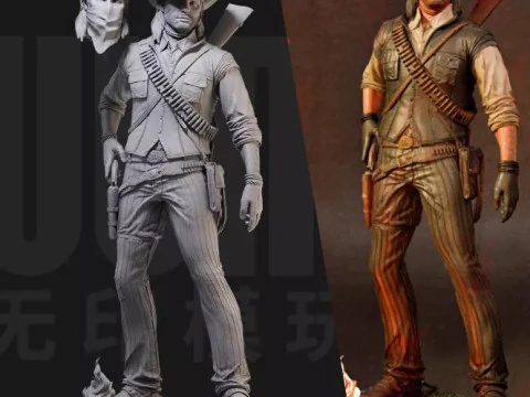 Assemblea di John Marston Modello di stampa 3D