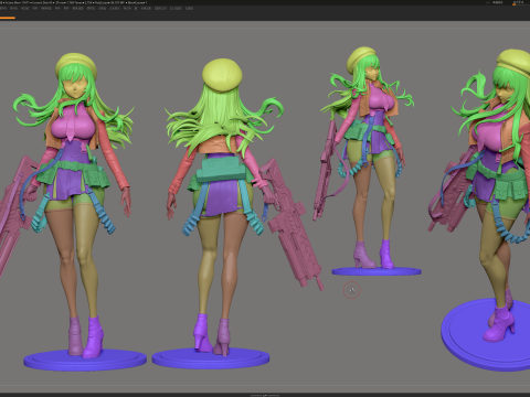 Rapi Nikke Goddess of Victory Assembly 3D 打印模型