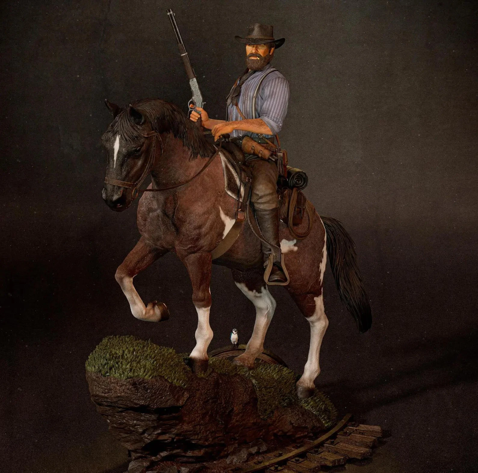 Arthur Morgan Assembly 3D Print Model .c4d .max .obj .3ds .fbx .stl .blend 