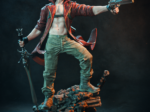 Dante Devil May Cry Assembly 3D printmodel