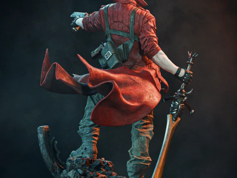 Dante Devil May Cry Assembly 3D Print Model