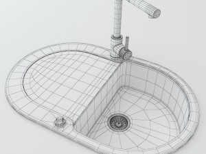 kitchen sink 3D Model
