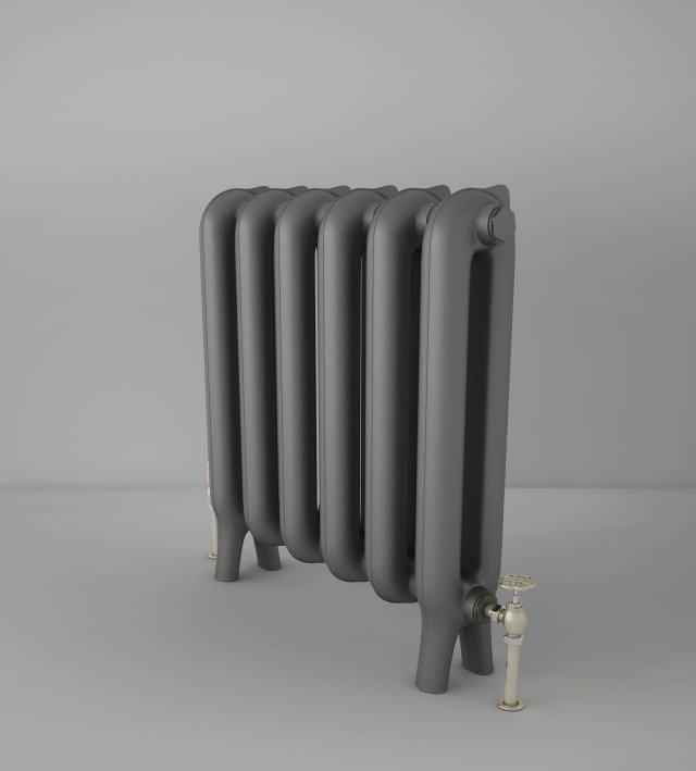 cast iron radiator 3Dモデル .c4d .max .obj .3ds .fbx .stl .blend 