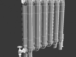 cast iron radiator 3Dモデル