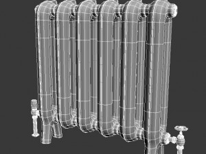 cast iron radiator 3Dモデル