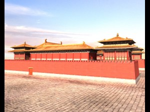 chinese palace Modelo 3D