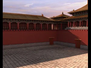 chinese palace 3D Model
