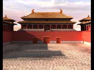 chinese palace 3D Модель