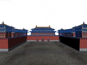 chinese palace 3D Модель