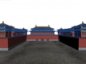 chinese palace 3D Model