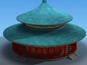 chinese building 16 3D Model