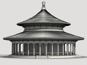chinese building 16 Modelo 3D