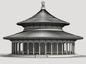 chinese building 16 3D Model