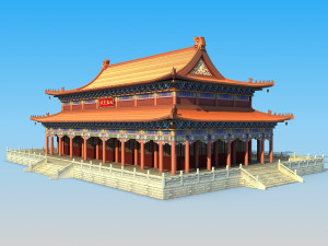 Ancient Chinese Palace Modelo 3D