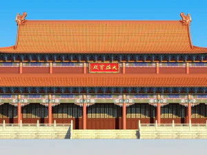 Ancient Chinese Palace 3D Model