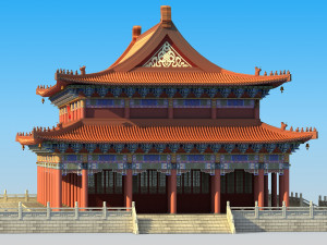 Ancient Chinese Palace Modelo 3D