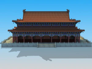 Ancient Chinese Palace 3D Model
