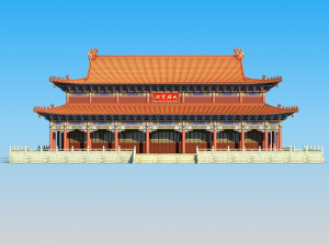 Ancient Chinese Palace Modelo 3D