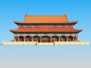 Ancient Chinese Palace 3D Model